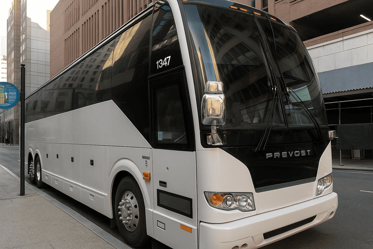 a Charter Bus Rental Vallejo coach bus